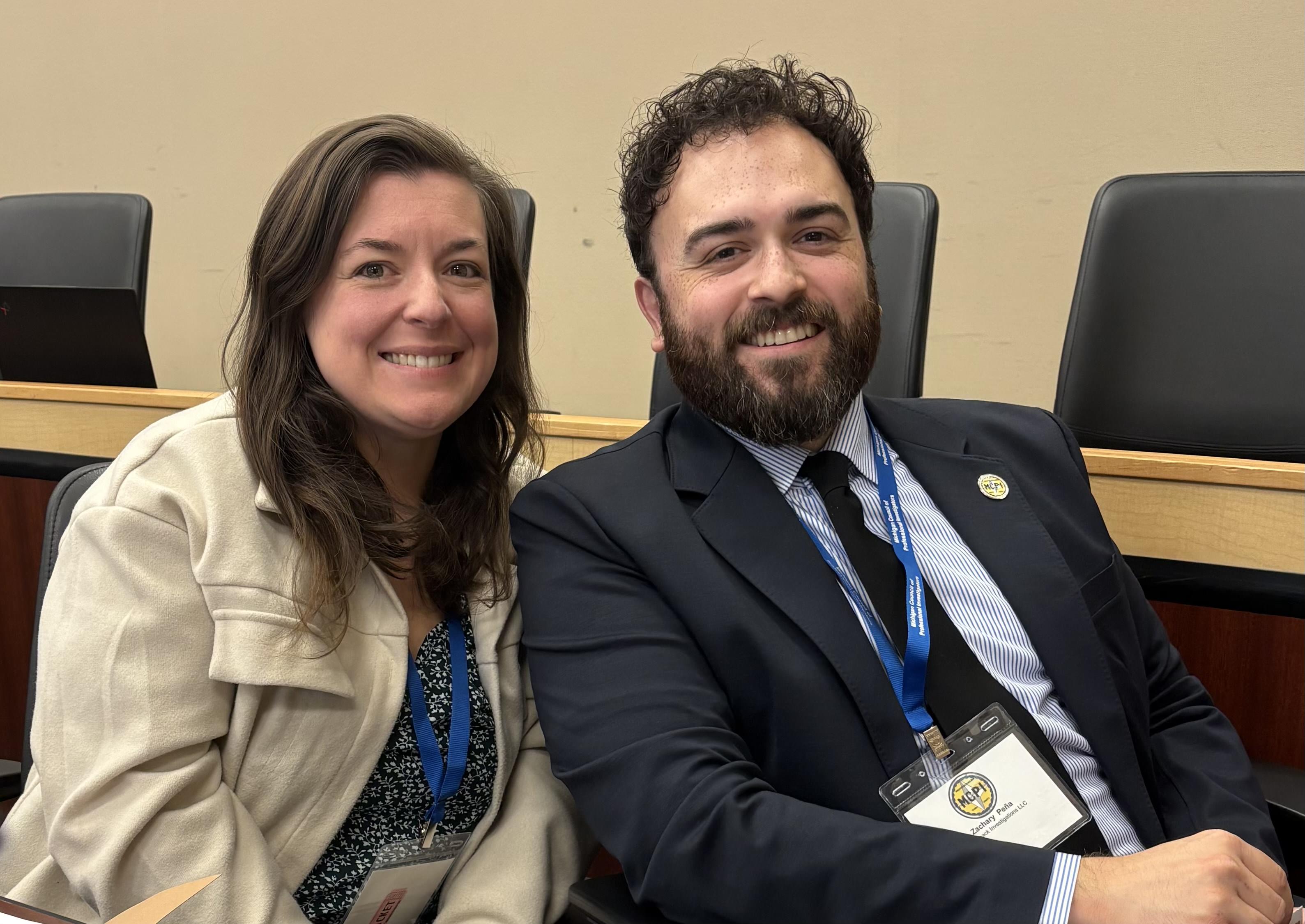 Allison and Zachary Peña, co-founders of Ridgeback Investigations